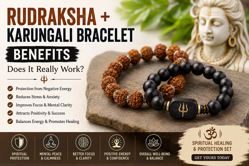 Rudraksha + Karungali Bracelet Benefits: Truth, Results & Real Experience (2026 Guide)