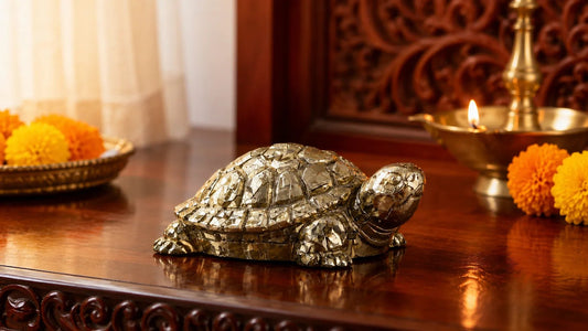 Pyrite Tortoise Benefits, Vastu Direction & Placement - Mahadev Krupa Ujjain