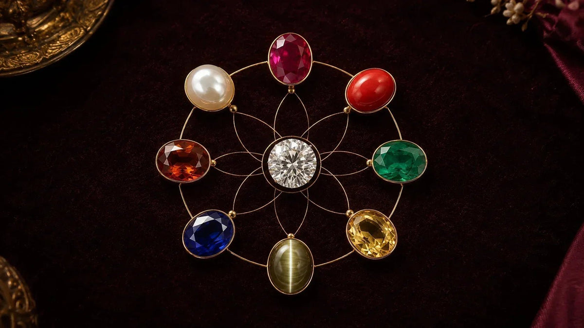Which Gemstone Is Best for Your Zodiac Sign? Complete Vedic Rashi Ratna Guide - Mahadev Krupa Ujjain