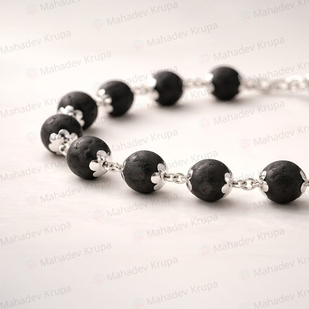 Silver Karungali Bracelet