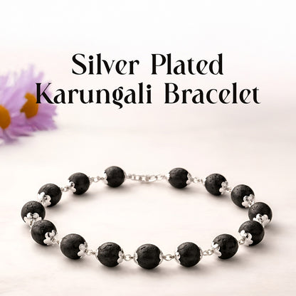 Silver Karungali Bracelet