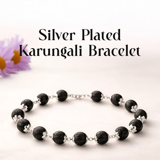 Silver Karungali Bracelet