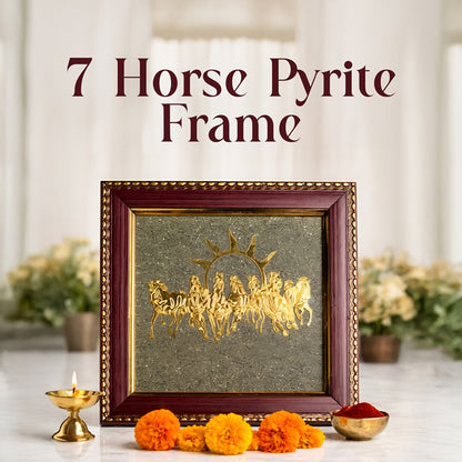 7 Horse Pyrite Frame