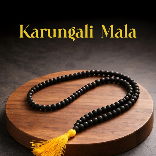 Karungali Mala – Natural Ebony Wood Beads