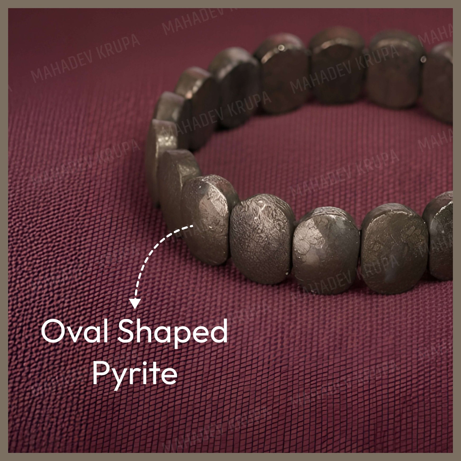 Oval Pyrite Bracelet