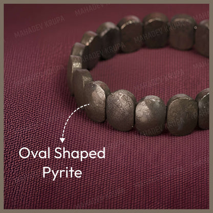 Oval Pyrite Bracelet