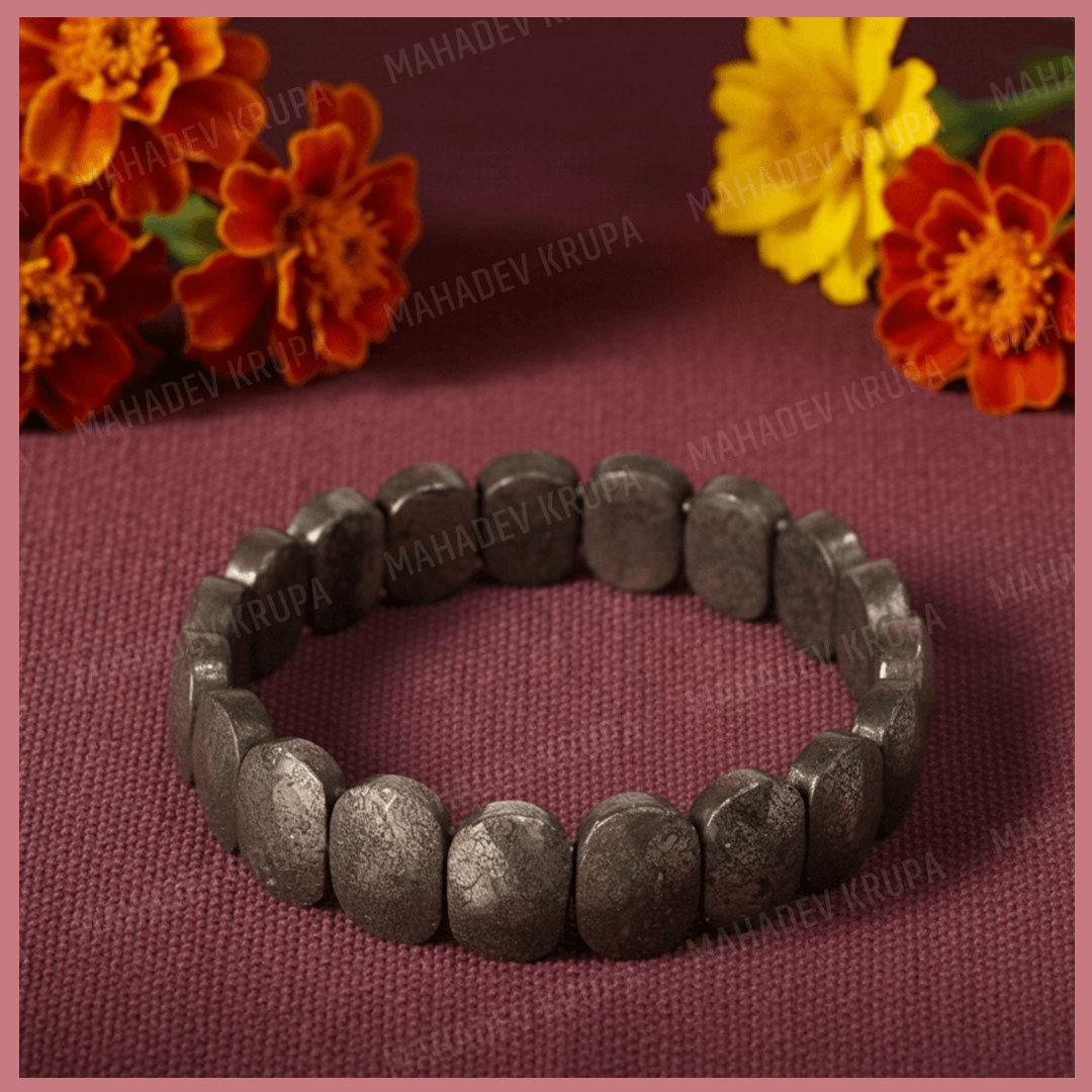 Oval Pyrite Bracelet