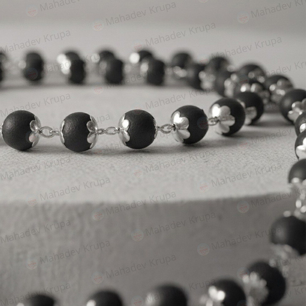 Silver Karungali Mala