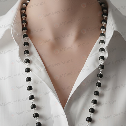Silver Karungali Mala