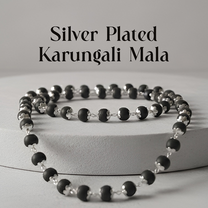 Silver Karungali Mala