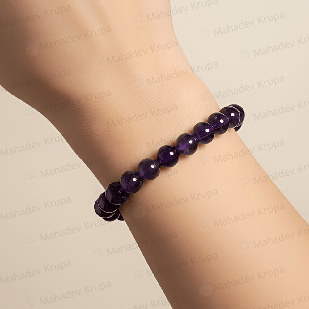 Amethyst Zodiac Band – Capricorn (मकर राशि) - Mahadev Krupa Ujjain