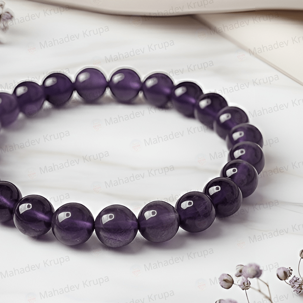 Amethyst Zodiac Band – Capricorn (मकर राशि) - Mahadev Krupa Ujjain