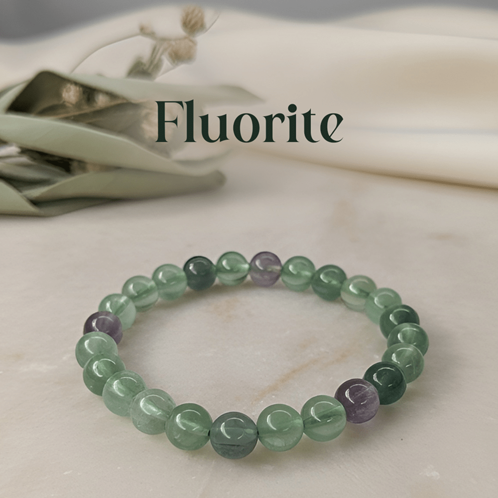 Fluorite Zodiac Band – Virgo (कन्या राशि) - Mahadev Krupa Ujjain