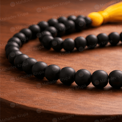Karungali Mala – Natural Ebonywood Beads - Spiritual Mala - Mahadev Krupa Ujjain
