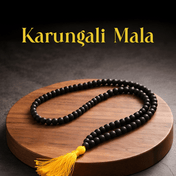 Karungali Mala – Natural Ebonywood Beads - Spiritual Mala - Mahadev Krupa Ujjain