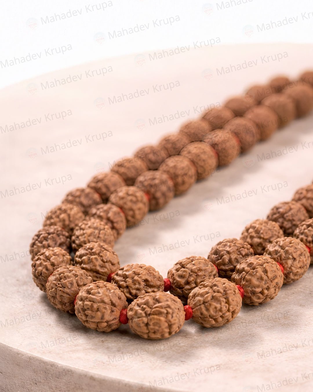 Mahadevkrupa Rudraksha Mala & Rudraksha + Karungali Bracelet Combo | Spiritual Healing & Protection Set - Crystal Healing Bracelet & Spiritual Mala - Mahadev Krupa Ujjain