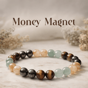 Money Magnet Bracelet – Natural Stone Beads - Spiritual Energy Bracelet - Mahadev Krupa Ujjain