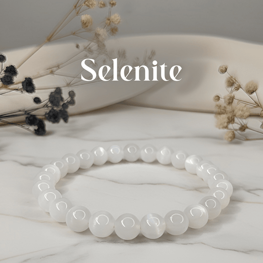 Selenite Zodiac Band – Libra (तुला राशि) - Mahadev Krupa Ujjain